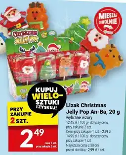Twój Market Lizak Christmas Jelly Pop An-Ba, 20 g oferta