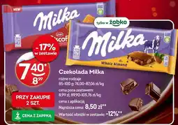 Żabka Czekolada Milka różne rodzaje oferta