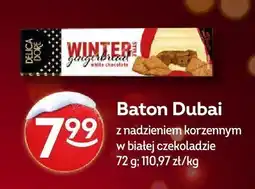 Żabka Baton Dubai z nadzieniem korzennym w białej czekoladzie Żabka oferta