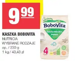 Spar Kaszka Bobovita NUTRICIA, wybrane rodzaje oferta