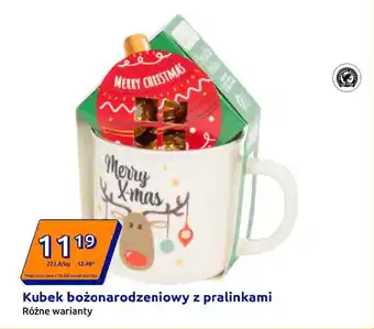 Action Kubek bożonarodzeniowy z pralinkami oferta