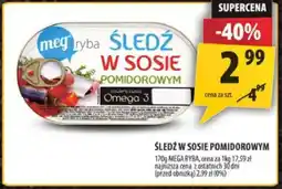 Arhelan Śledź w sosie pomidorowym 170g Mega Ryba oferta