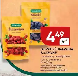 Chata Polska Śliwki/żurawina suszone Bakalland oferta