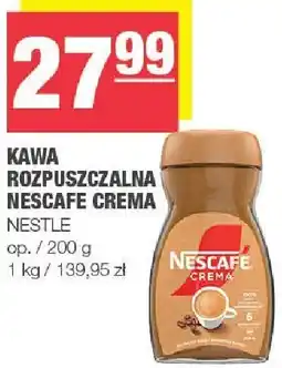 Spar Kawa rozpuszczalna Nescafe Crema Nestle oferta