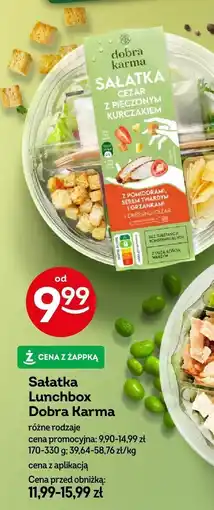 Żabka Sałatka Lunchbox Dobra Karma Cezar z pieczonym kurczakiem oferta