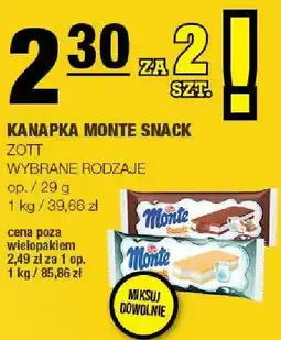 Spar Kanapka Monte Snack Zott oferta