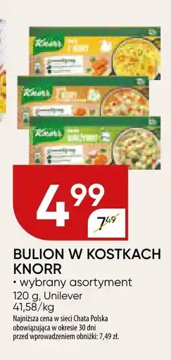 Chata Polska Bulion w kostkach Knorr oferta