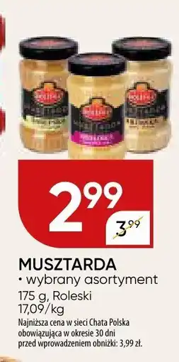 Chata Polska Musztarda wybrany asortyment Roleski oferta