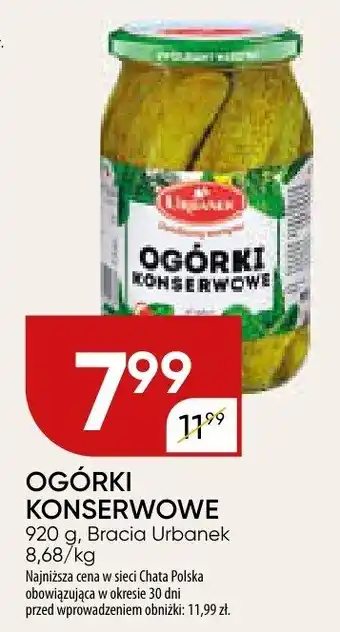 Ogórki konserwowe Bracia Urbanek