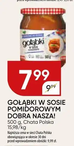 Chata Polska Gołąbki w sosie pomidorowym dobra nasza Chata Polska oferta