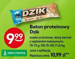 Żabka Baton proteinowy Dzik masło orzechowe, słony karmel z nadzieniem kokosowym 70-72 g oferta
