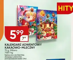 Chata Polska Kalendarz adwentowy kakaowo-mleczny Millano oferta