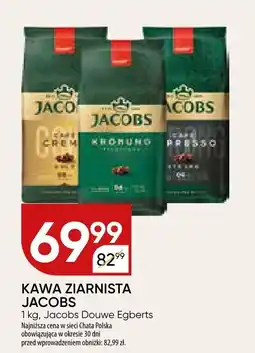 Chata Polska Kawa ziarnista jacobs Jacobs Douwe Egberts oferta