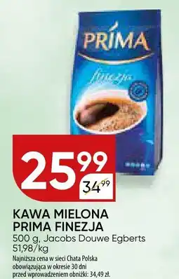 Chata Polska Kawa mielona prima finezja Jacobs Douwe Egberts oferta