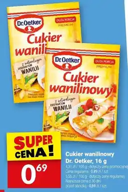 Twój Market Cukier wanilinowy Dr. Oetker, 16 g oferta