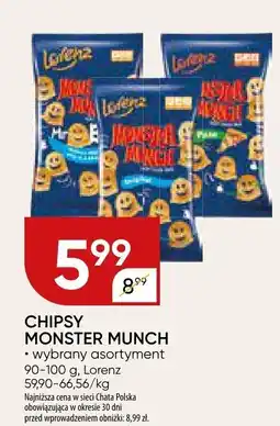 Chata Polska Chipsy monster munch wybrany asortyment Lorenz oferta