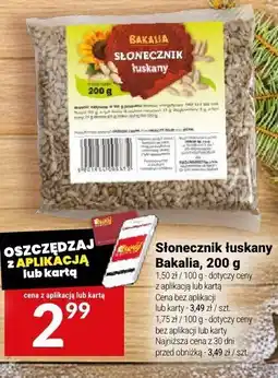 Twój Market Słonecznik łuskany Bakalia, 200 g oferta