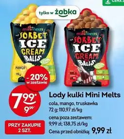 Żabka Lody kulki Mini Melts mango Jorbet oferta