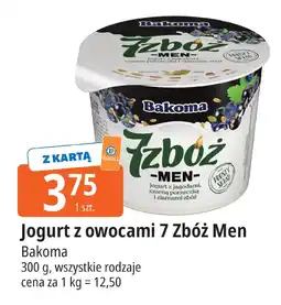 E.Leclerc Jogurt z owocami 7 Zbóż Men Bakoma oferta