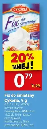 Twój Market Fix do śmietany Cykoria, 9 g oferta