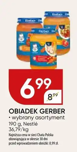 Chata Polska Obiadek Gerber oferta