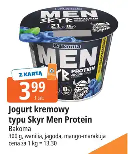 E.Leclerc Jogurt kremowy typu Skyr Men Protein Bakoma oferta
