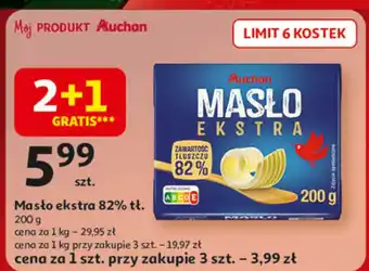 Masło ekstra 82% tł. Auchan
