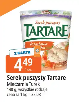 E.Leclerc Serek puszysty Tartare łososiowa Mleczarnia Turek oferta