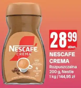 Kawa NESCAFE CREMA rozpuszczalna