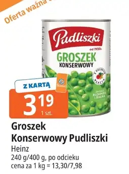 E.Leclerc Groszek konserwowy Pudliszki Heinz oferta