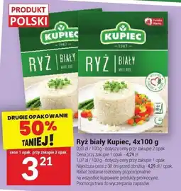 Twój Market Ryż biały Kupiec, 4x100 g oferta