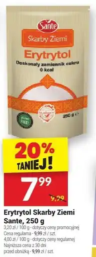 Twój Market Erytrytol Skarby Ziemi Sante, 250 g oferta