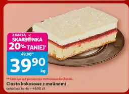 Auchan Ciasto kokosowe z malinami Auchan oferta