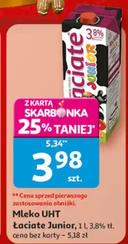 Auchan Mleko Łaciate Junior+ oferta