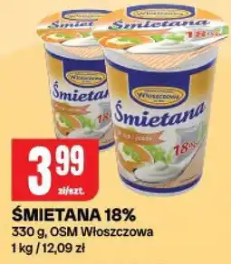 Chorten Śmietana 18% OSM Włoszczowa oferta