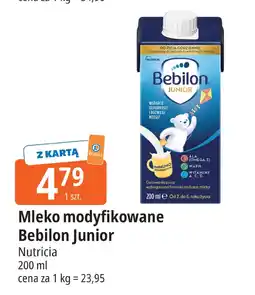 E.Leclerc Mleko modyfikowane Bebilon Junior Nutricia 200 ml oferta