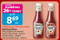 Auchan Ketchup Heinz łagodny lub pikantny oferta
