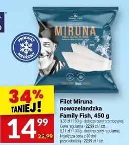 Twój Market Filet Miruna nowozelandzka Family Fish, 450 g oferta