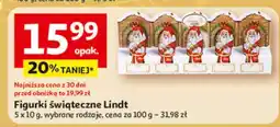 Auchan Figurki świąteczne Lindt oferta