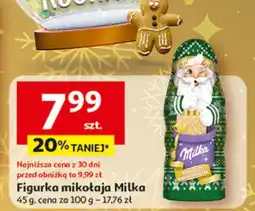 Auchan Figurka mikołaja Milka oferta