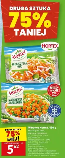Twój Market Warzywa Hortex, 450 g włoszczyzna pęki, marchew z groszkiem oferta