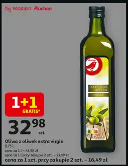 Auchan Oliwa z oliwek extra virgin 0,75l Mój Produkt Auchan oferta