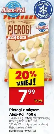 Twój Market Pierogi z mięsem Alex-Pol, 450 g oferta
