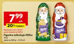 Auchan Figurka mikołaja Milka, 45 g oferta