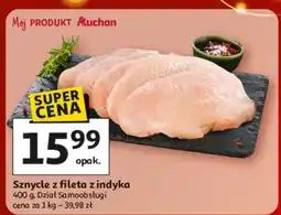 Auchan Sznycle z fileta z indyka Dział Samoobsługi oferta