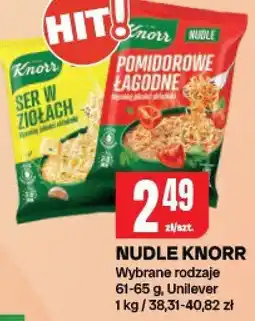 Chorten Nudle Knorr wybrane rodzaje oferta