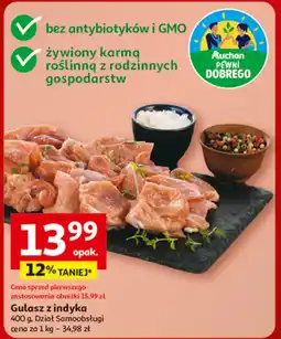 Auchan Gulasz z indyka Dział Samoobsługi oferta