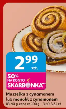 Auchan Monokl z cynamonem 85-90g Auchan oferta