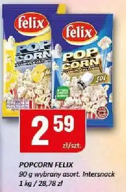 Chorten Popcorn Felix 90g różne smaki mikrofalówka oferta