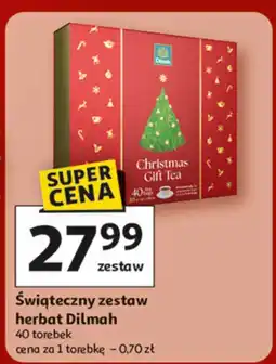Auchan Świąteczny zestaw herbat Dilmah oferta
